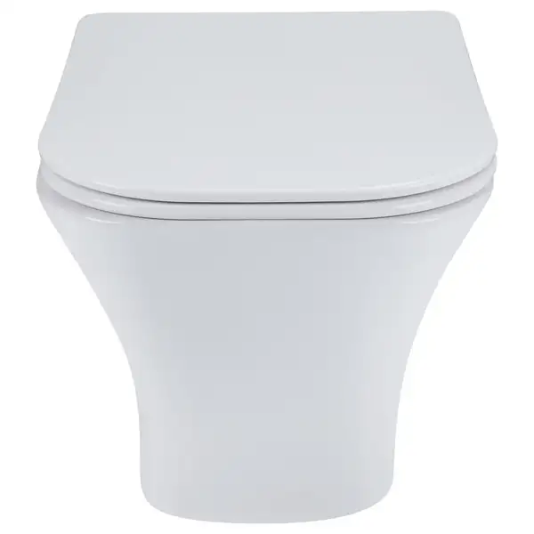 Унитаз подвесной Qtap Presto безободковый с сиденьем Soft-close QT24332615EW