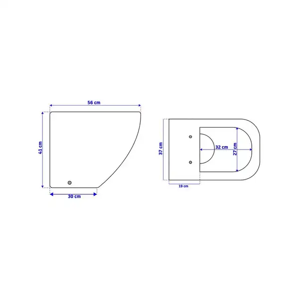 Унітаз REA Carlo Rimless Duroplast REA-C4600 Унітаз REA Carlo Rimless Duroplast REA-C4600
