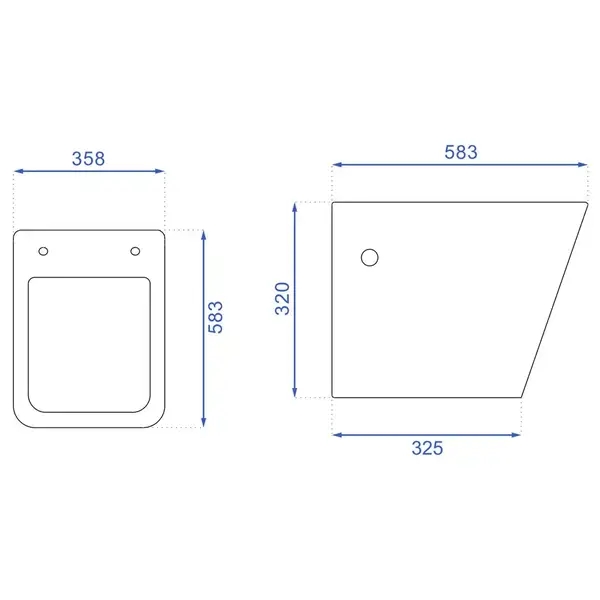 Унітаз REA Ryan Rimless Duroplast Slim REA-C7400 Унітаз REA Ryan Rimless Duroplast Slim REA-C7400