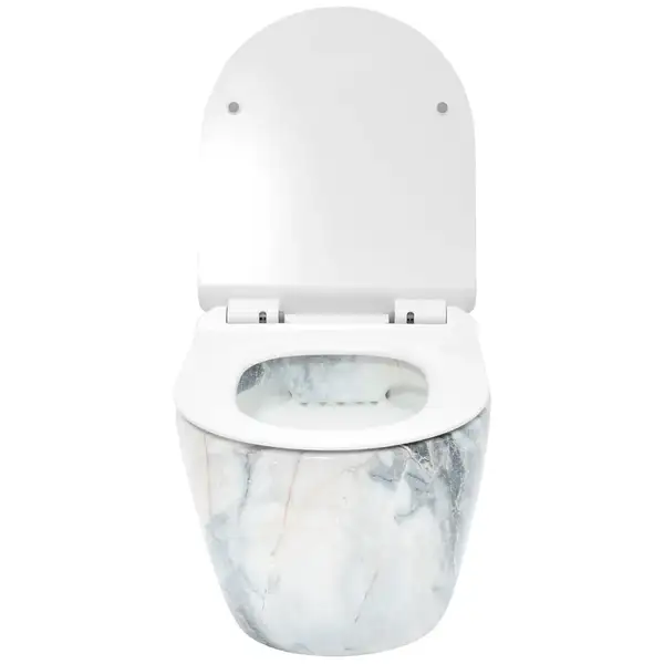 Подвесной унитаз REA CARLOS GRANIT SHINY GLOSSY (REA-C8002)