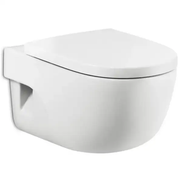 Унітаз підвісний Roca Meridian-N Compacto з кришкою soft close 48х36 (A34H248000) Унітаз підвісний Roca Meridian-N Compacto з кришкою soft close 48х36 (A34H248000)