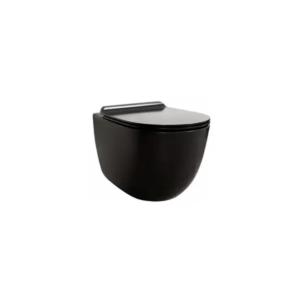 Унітаз Vignoni Rimless VI18 підвісний MATTE BLACK + Комплект кріплень F85 SIMAS ІТАЛІЯ (VI18/F85 (MATTE BLACK)) Унітаз Vignoni Rimless VI18 підвісний MATTE BLACK + Комплект кріплень F85 SIMAS ІТАЛІЯ (VI18/F85 (MATTE BLACK))