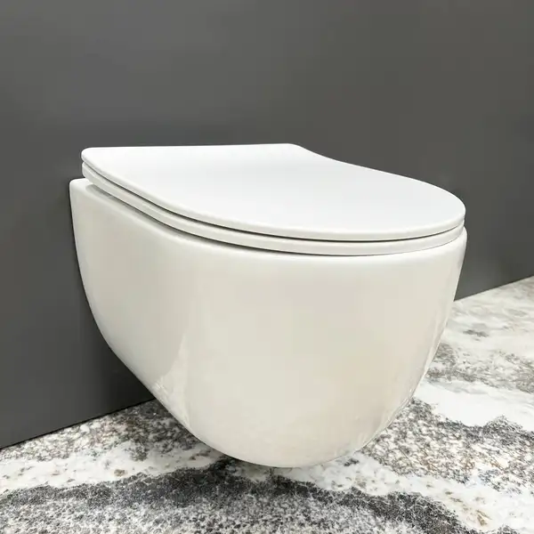 VBI Vulcano White Підвісний унітаз, білий (VBI-020400) VBI Vulcano White Підвісний унітаз, білий (VBI-020400)