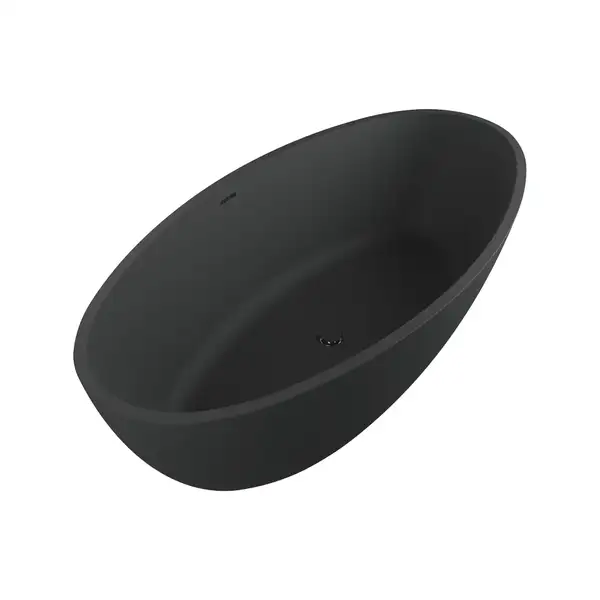 Ванна зі штучного каменю Flaminia APP 150x73 h52,5cm, Carbone matt (AP150V) (AP150VCAR)