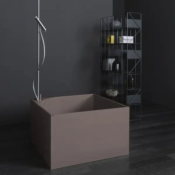 Nic-Design Ванна зі штучного каменю Nic Design Tub 100х100х60h см, Cipria матовий (014234060)