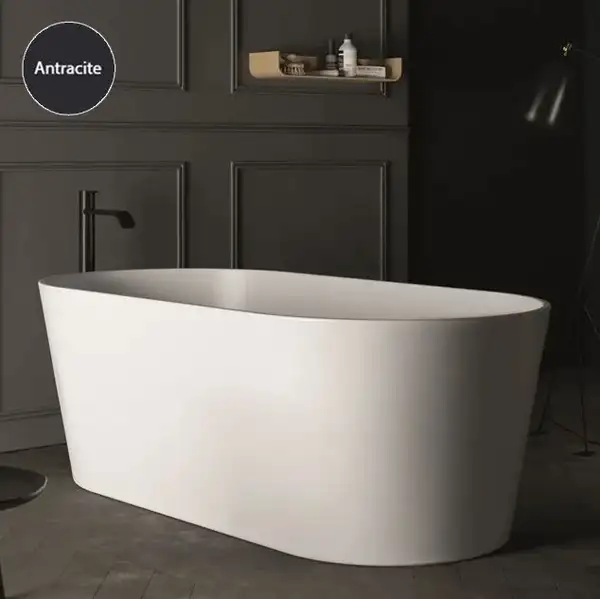 Nic-Design Ванна зі штучного каменю NIC Design Bay 160х80, Antracite Mat (014719013)