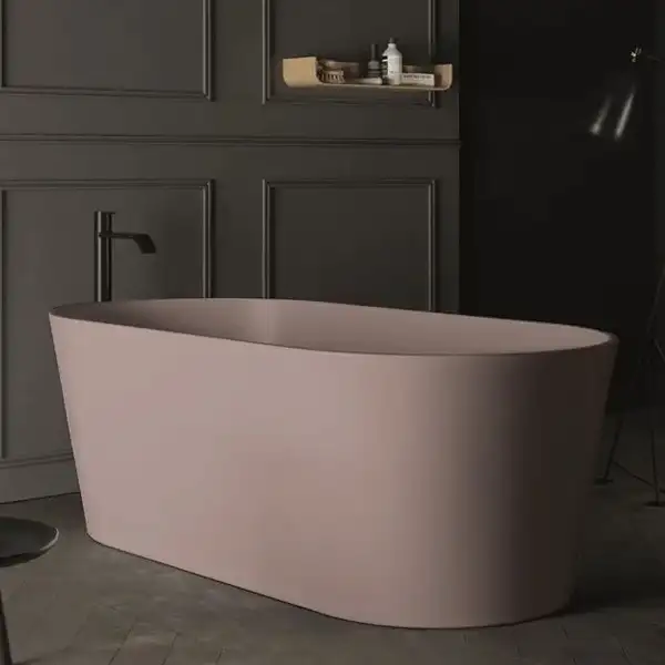 Nic-Design Ванна зі штучного каменю Nic Design Bay 160x80 см, Cipria матовий (014719060) Nic-Design Ванна зі штучного каменю Nic Design Bay 160x80 см, Cipria матовий (014719060)