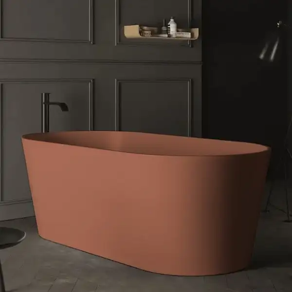 Nic-Design Ванна зі штучного каменю Nic Design Bay 160x80 см, Fard глянець (014719072) Nic-Design Ванна зі штучного каменю Nic Design Bay 160x80 см, Fard глянець (014719072)