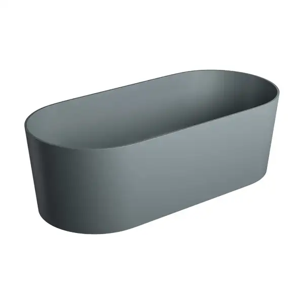 ванна кам'яна Omnires Ovo 160x75 овальна ash gray (OVOWWAG) ванна кам'яна Omnires Ovo 160x75 овальна ash gray (OVOWWAG)