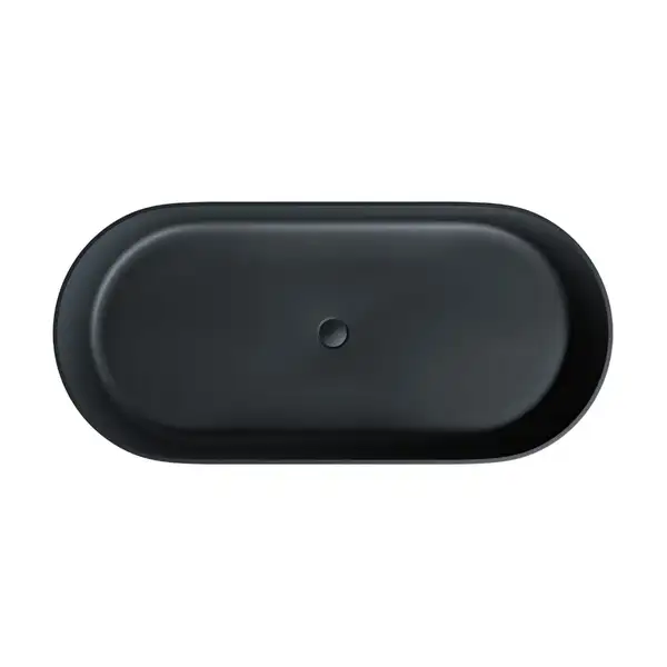 ванна кам'яна Omnires Ovo 160x75 овальна black lava (OVOWWBLV) ванна кам'яна Omnires Ovo 160x75 овальна black lava (OVOWWBLV)