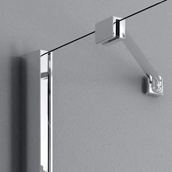 Шторка для ванни Idea PNJ II 80 з тримачем рушника, RADAWAY (10001080-01-01W)