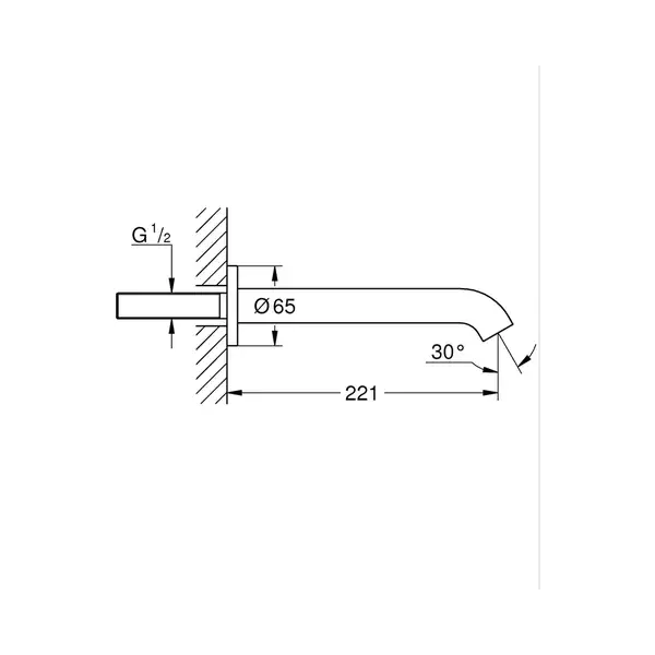 Вилив для ванни Grohe Essence (13449001) Вилив для ванни Grohe Essence (13449001)