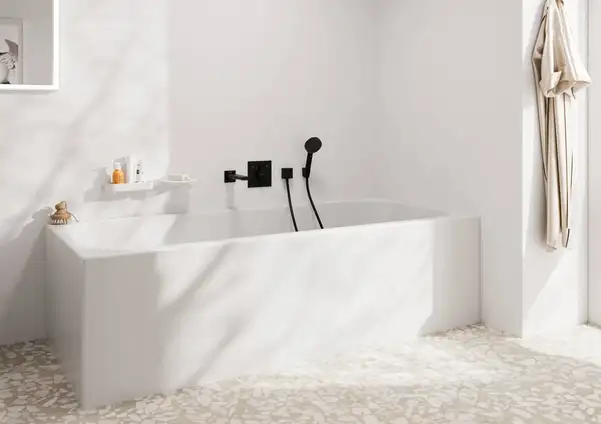 Вилив для ванни 210 мм Hansgrohe Tecturis E (колір - чорний матовий) 73410670 Вилив для ванни 210 мм Hansgrohe Tecturis E (колір - чорний матовий) 73410670