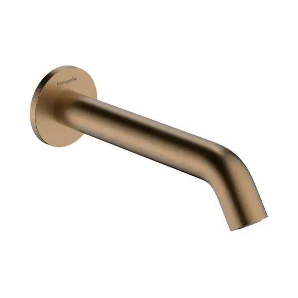 Вилив для ванни 198 мм Hansgrohe Tecturis S (колір - шліфована бронза) 73411140