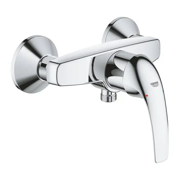 Змішувач одинважільний для душу Grohe BauCurve, хром (23631000) Змішувач одинважільний для душу Grohe BauCurve, хром (23631000)