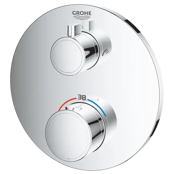 Термостат прихованого монтажу на 2 споживача Grohe Grohtherm Convent. Concealed (24077000)