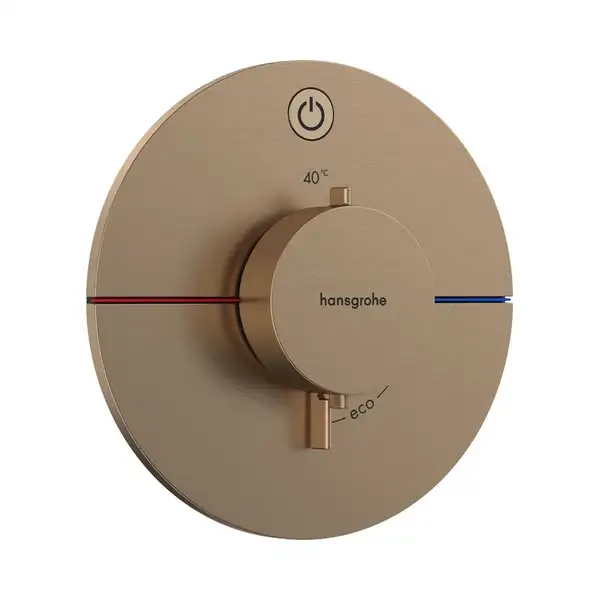 Hansgrohe ShowerSelect Comfort S Термостат, бронза (15553140) Hansgrohe ShowerSelect Comfort S Термостат, бронза (15553140)