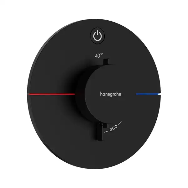 Hansgrohe ShowerSelect Comfort S Термостат, черный матовый (15553670) Hansgrohe ShowerSelect Comfort S Термостат, черный матовый (15553670)