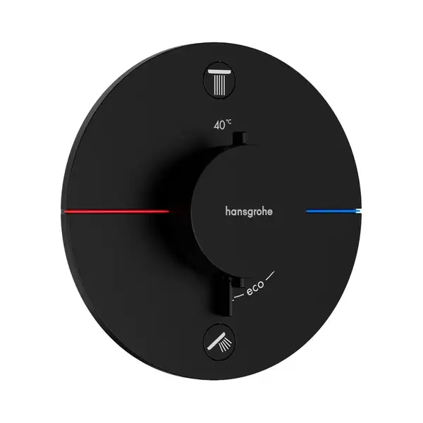 Hansgrohe ShowerSelect Comfort S Термостат, черный матовый (15554670) Hansgrohe ShowerSelect Comfort S Термостат, черный матовый (15554670)