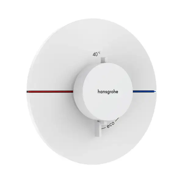Термостат на 1 потребитель Hansgrohe ShowerSelect Comfort S (цвет - белый матовый) 15559700 Термостат на 1 потребитель Hansgrohe ShowerSelect Comfort S (цвет - белый матовый) 15559700