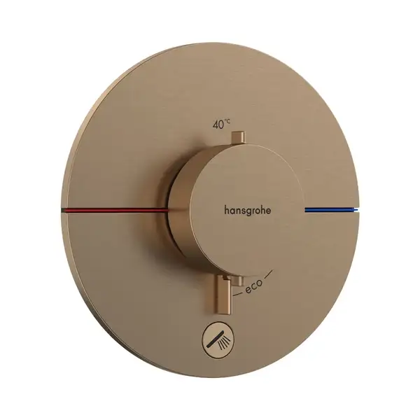 Hansgrohe ShowerSelect Comfort S Термостат скрытого монтажа, бронза (15562140) Hansgrohe ShowerSelect Comfort S Термостат скрытого монтажа, бронза (15562140)