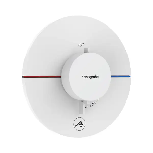 Hansgrohe ShowerSelect Comfort S Термостат скрытого монтажа, белый матовый (15562700) Hansgrohe ShowerSelect Comfort S Термостат скрытого монтажа, белый матовый (15562700)