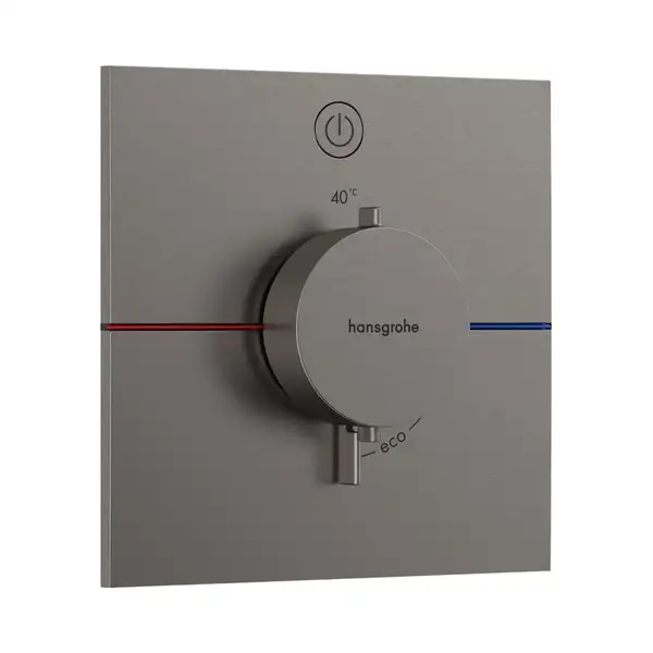 HANSGROHE ShowerSelect Comfort E Термостат, матовый чёрный хром (15571340) HANSGROHE ShowerSelect Comfort E Термостат, матовый чёрный хром (15571340)