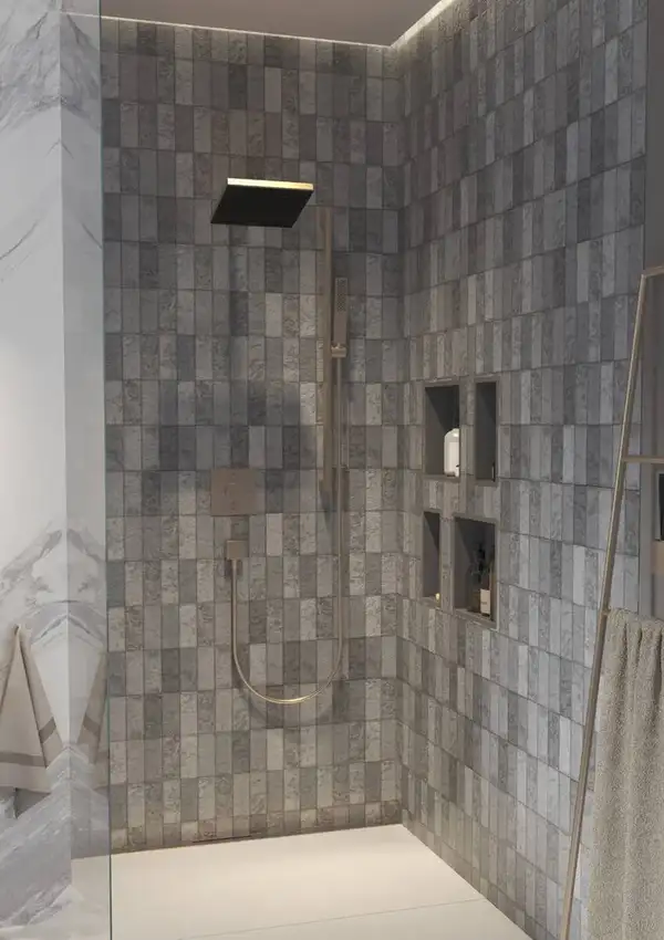 Hansgrohe ShowerSelect Comfort E Термостат для душу, бронза (15572140) Hansgrohe ShowerSelect Comfort E Термостат для душу, бронза (15572140)