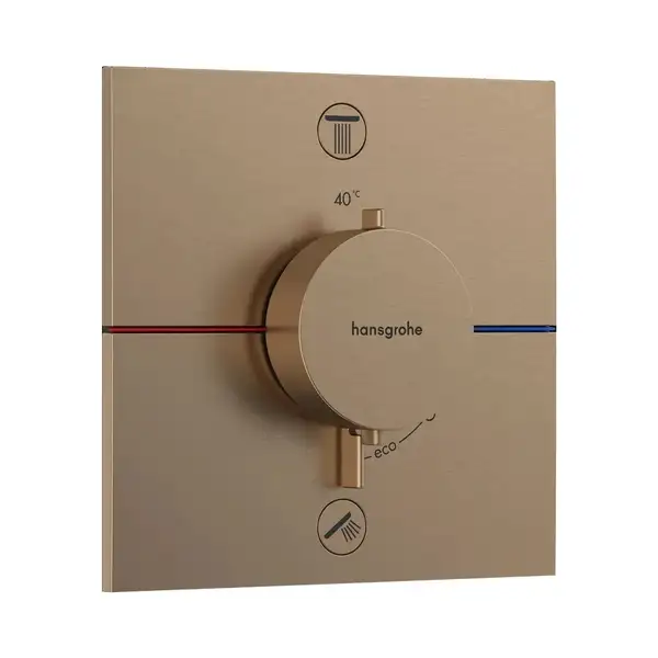 Hansgrohe ShowerSelect Comfort E Термостат для душу, бронза (15572140) Hansgrohe ShowerSelect Comfort E Термостат для душу, бронза (15572140)