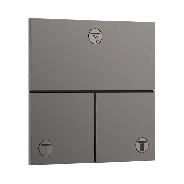 HANSGROHE ShowerSelect Comfort E Вентиль на 3 споживачі, матовий чорний хром (15573340) HANSGROHE ShowerSelect Comfort E Вентиль на 3 споживачі, матовий чорний хром (15573340)
