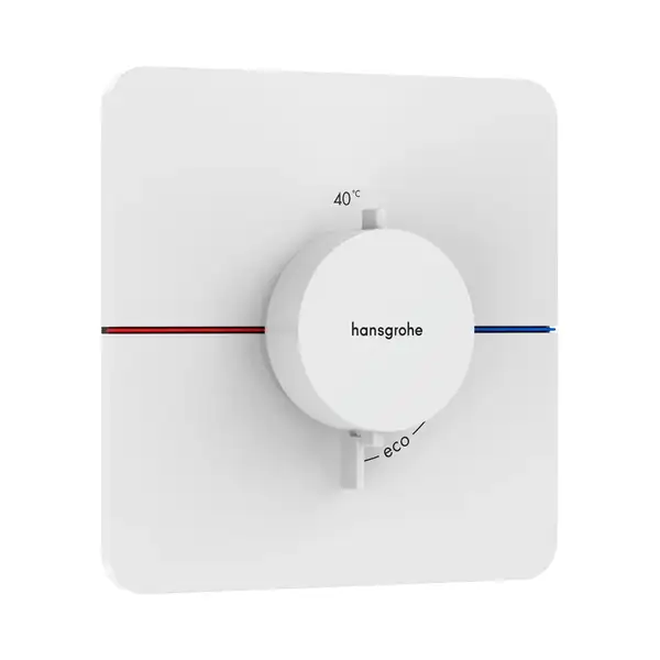 Hansgrohe ShowerSelect Comfort Q Термостат для душа, белый матовый (15588700) Hansgrohe ShowerSelect Comfort Q Термостат для душа, белый матовый (15588700)