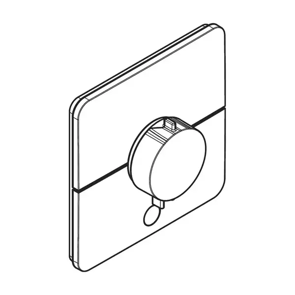 Hansgrohe ShowerSelect Comfort Q Термостат, білий матовий (15589700)