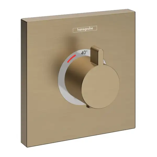 Hansgrohe ShowerSelect HighFlow Термостат для душу, бронза (15760140) Hansgrohe ShowerSelect HighFlow Термостат для душу, бронза (15760140)