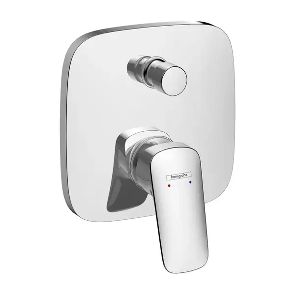 Смеситель для ванны/душа, со встроенной защитной комбинацией Hansgrohe Logis (цвет - хром) 71407000 Смеситель для ванны/душа, со встроенной защитной комбинацией Hansgrohe Logis (цвет - хром) 71407000