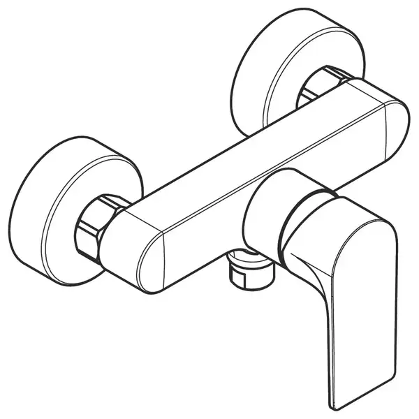 Hansgrohe Rebris E Смеситель для душа, Matt Black (72650670) Hansgrohe Rebris E Смеситель для душа, Matt Black (72650670)