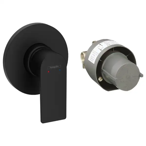 Hansgrohe Rebris E Змішувач для душу, чорний матовий (72658670) Hansgrohe Rebris E Змішувач для душу, чорний матовий (72658670)