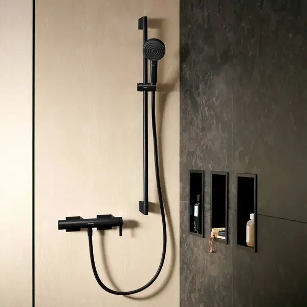 Hansgrohe Tecturis E Смеситель для душа, черный матовый (73620670) Hansgrohe Tecturis E Смеситель для душа, черный матовый (73620670)