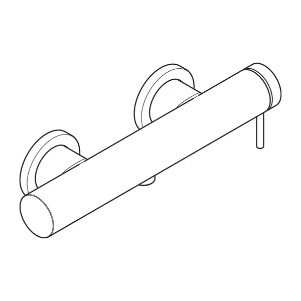 HANSGROHE Tecturis S Змішувач для душу, білий матовий (73622700) HANSGROHE Tecturis S Змішувач для душу, білий матовий (73622700)