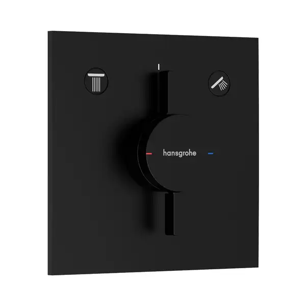 Hansgrohe DuoTurn E Смеситель скрытый, черный матовый (75417670)