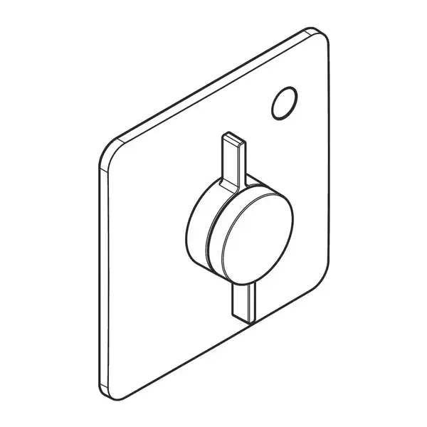 Смеситель скрытого монтажа на 1 потребитель Hansgrohe DuoTurn Q (цвет - шлифованная бронза) 75614140 Смеситель скрытого монтажа на 1 потребитель Hansgrohe DuoTurn Q (цвет - шлифованная бронза) 75614140