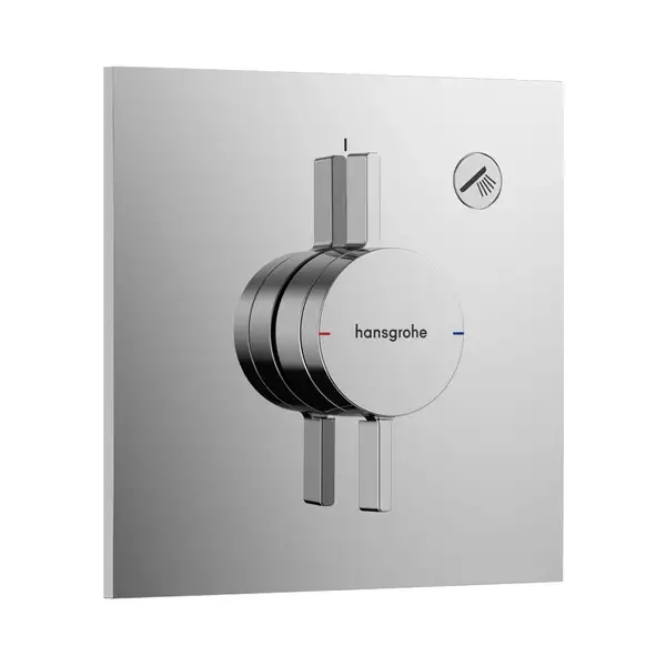 Hansgrohe DuoTurn E Змішувач прихованого монтажу, хром (75617000) Hansgrohe DuoTurn E Змішувач прихованого монтажу, хром (75617000)