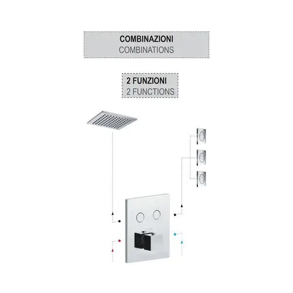 Смеситель для душа Paffoni Compact Box (цвет - сталь) (CPM518ST) Смеситель для душа Paffoni Compact Box (цвет - сталь) (CPM518ST)