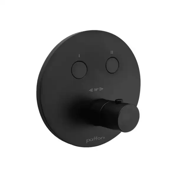 Paffoni Compact Box Термостат для душу, чорний матовий (CPT018NO)