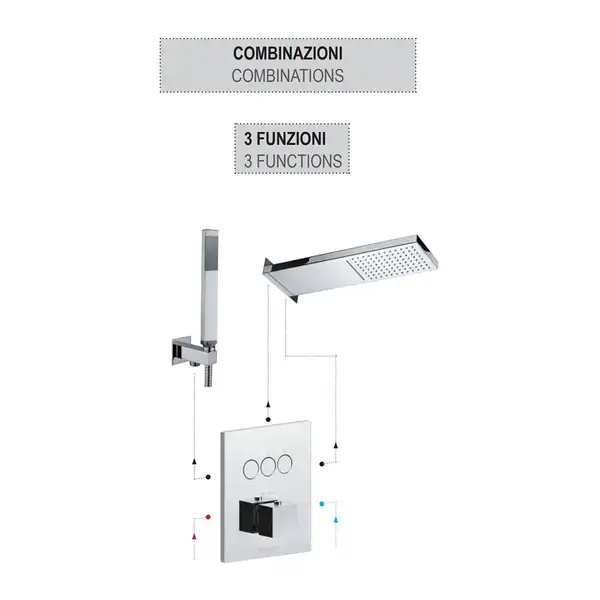 Paffoni Compact Box Термостат для душу, хром (CPT519CR) Paffoni Compact Box Термостат для душу, хром (CPT519CR)