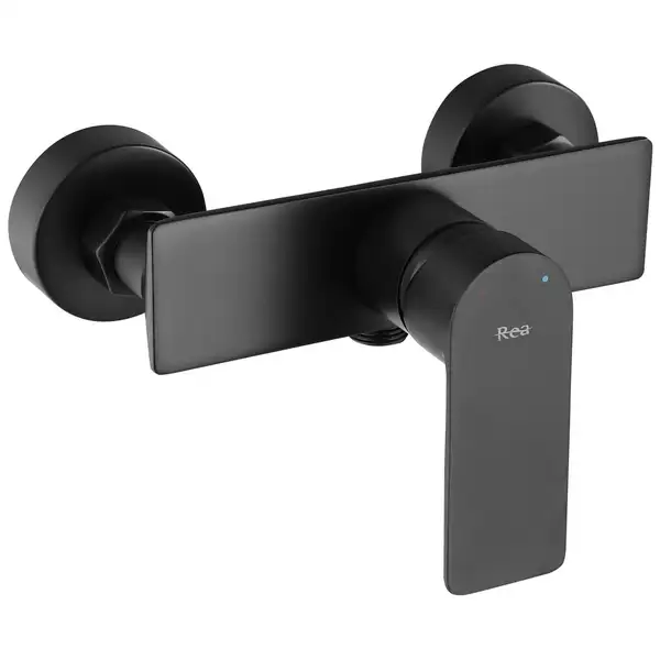Смеситель для ванны REA URBAN BLACK черный настенный (REA-B9909)
