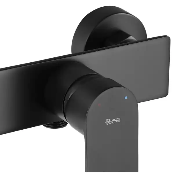 Смеситель для ванны REA URBAN BLACK черный настенный (REA-B9909)