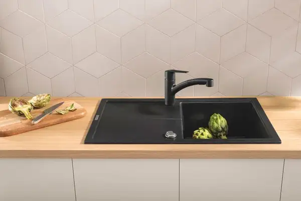 Grohe QuickFix Start Смеситель для кухни, черный матовый (303072431) Grohe QuickFix Start Смеситель для кухни, черный матовый (303072431)