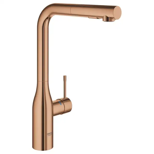 Змішувач для кухні Grohe Essence одноважільний з висувною лійкою, warm sunset (30504DA0) Змішувач для кухні Grohe Essence одноважільний з висувною лійкою, warm sunset (30504DA0)