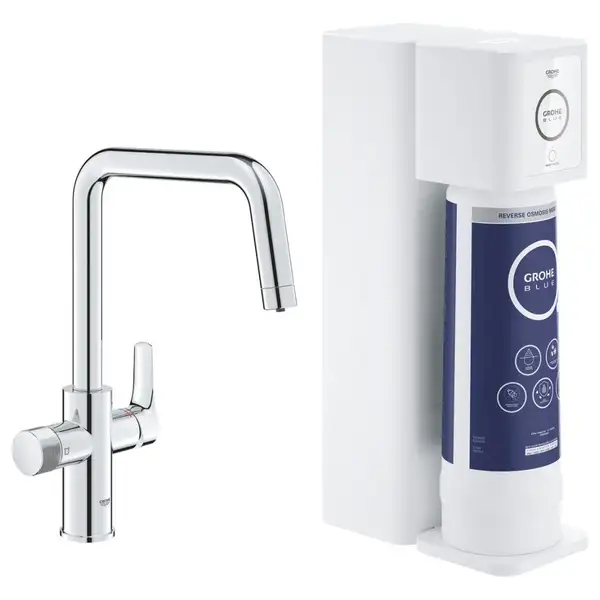 Змішувач для кухні Grohe Blue Pure Eurosmart, під зворотний осмос, хром (30586000) Змішувач для кухні Grohe Blue Pure Eurosmart, під зворотний осмос, хром (30586000)