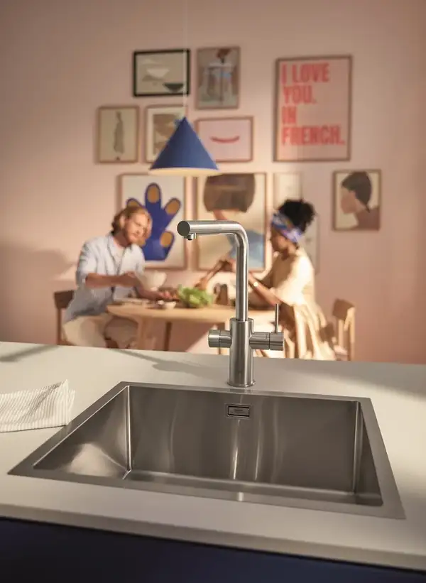 Змішувач для кухні Grohe Blue Pure Minta (колір - сталь) 30601DC0 Змішувач для кухні Grohe Blue Pure Minta (колір - сталь) 30601DC0